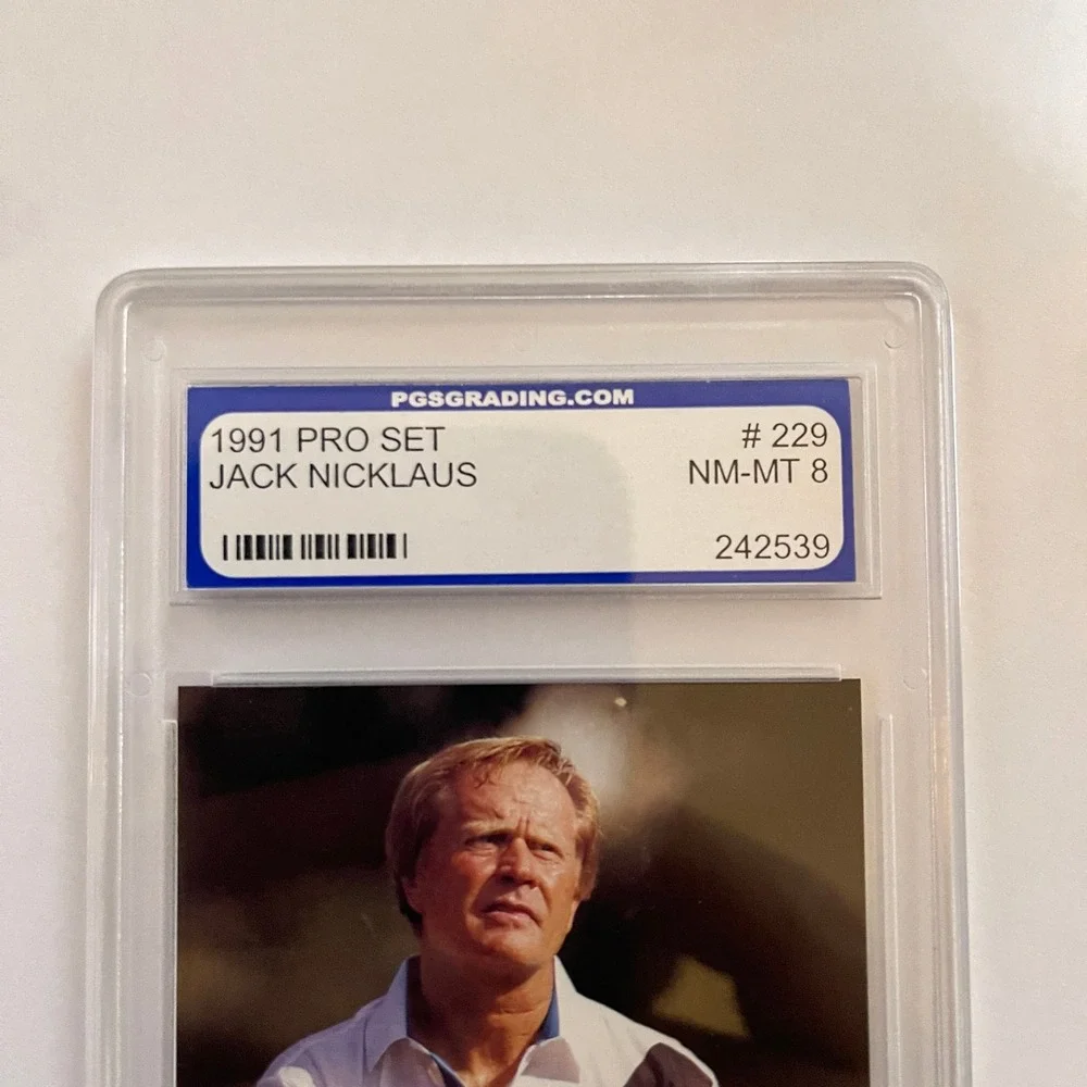 1991 Pro Set Jack Nicklaus Golf Card #229‎ PGS NM-MT 8 Graded Official PGA Tour